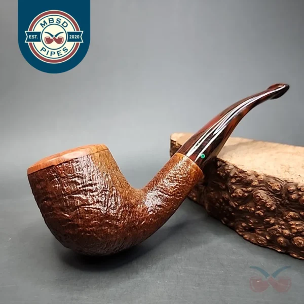 Clairmont by Tom Spanu, Sandblasted Dublin Estate Briar Pipe, Unsmoked [SOLD]