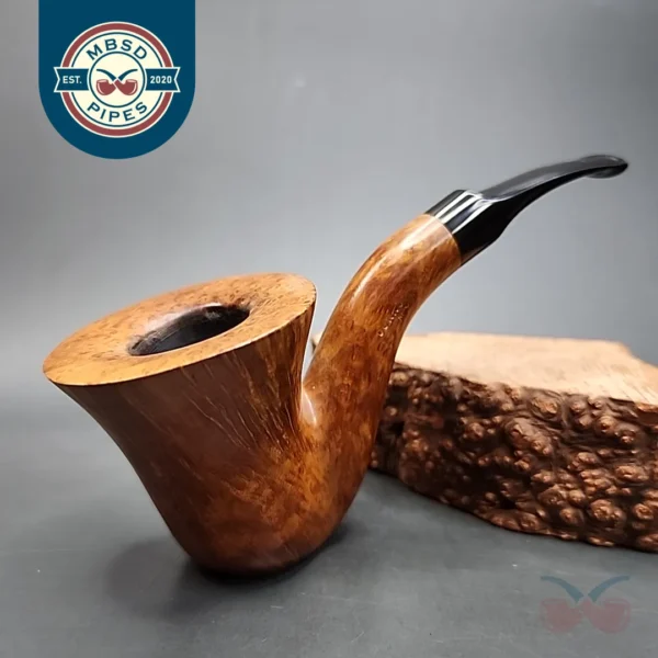 Ed Burak Connoisseur Smooth Bent Dublin Sitter Estate Briar Pipe [SOLD]