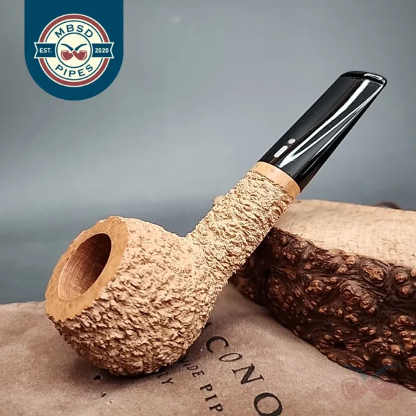 Jacono Knight E 15 Straight Prince Estate Briar Pipe, Unsmoked