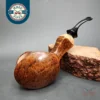 PapaBearPipes Smooth Fugu Handmade Briar Pipe, New