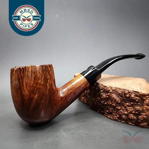 James Upshall P grade Smooth Bent Billiard Estate Briar Pipe, English Estates [SOLD]