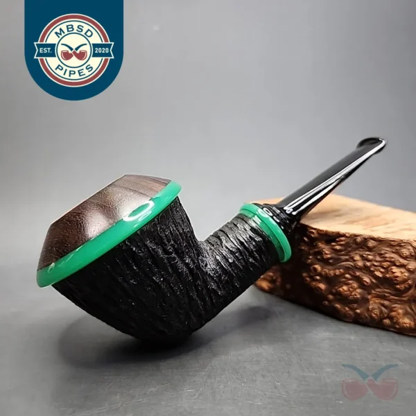 Karim Calabash Sitter Handmade Pipe, New
