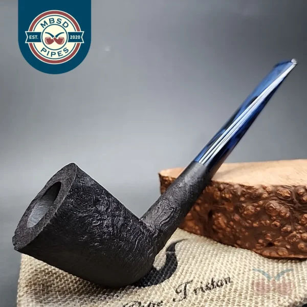 Pipe Tristan Sandblasted Straight Dublin Handmade Briar Pipe, New