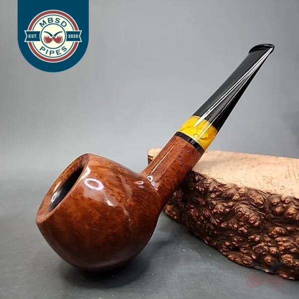Rainer Barbi Smooth Straight Apple Estate Briar Pipe, German Estates