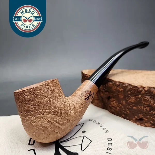 Morgan Bones Bent Billiard Briar Pipe, New