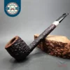 Elwood by Les Wood Rusticated Canadian Estate Briar Pipe, English Estates