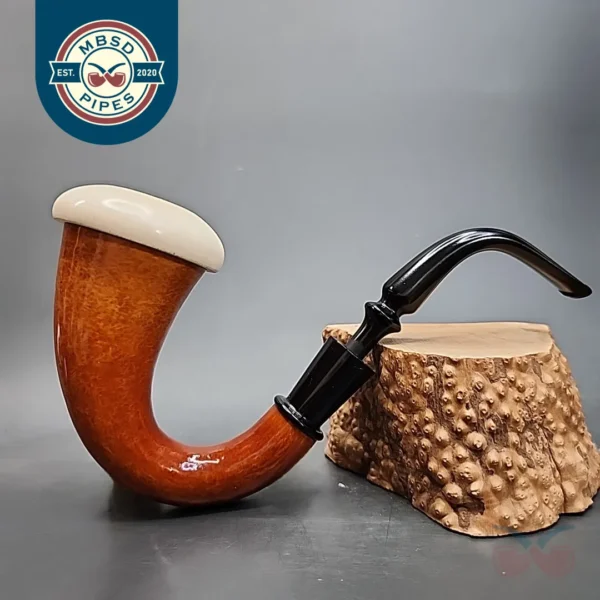Gourd and Meerschaum Estate Calabash Pipe [SOLD]