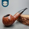 Savinelli Oscar Elite 320 KS Bent Author Estate Briar Pipe, Italian Estates, 6mm