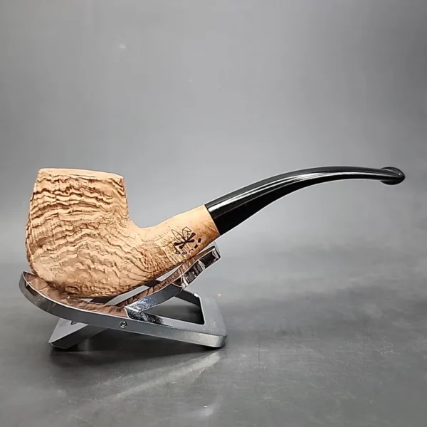 Morgan Bones Bent Billiard Briar Pipe, New - Image 3