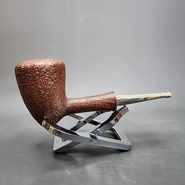 La Biota Sandblasted Pickaxe Handmade Briar Pipe, New - Image 3