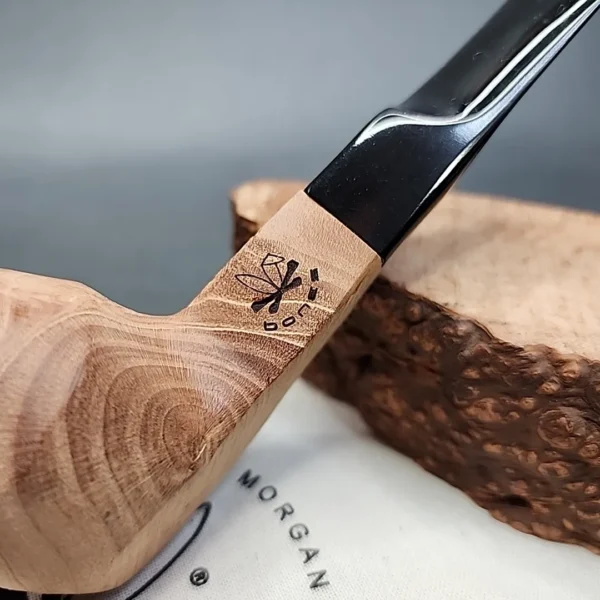 Morgan Bones Straight Bulldog Briar Pipe, New - Image 3
