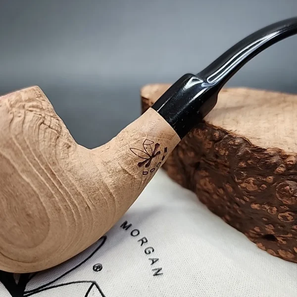 Morgan Bones Bent Brandy Briar Pipe, New - Image 3