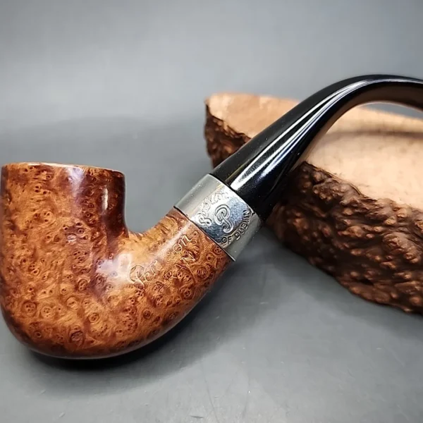 Peterson Aran 338 Smooth Bent Billiard Estate Briar Pipe, P-lip, Irish Estates [SOLD] - Image 3
