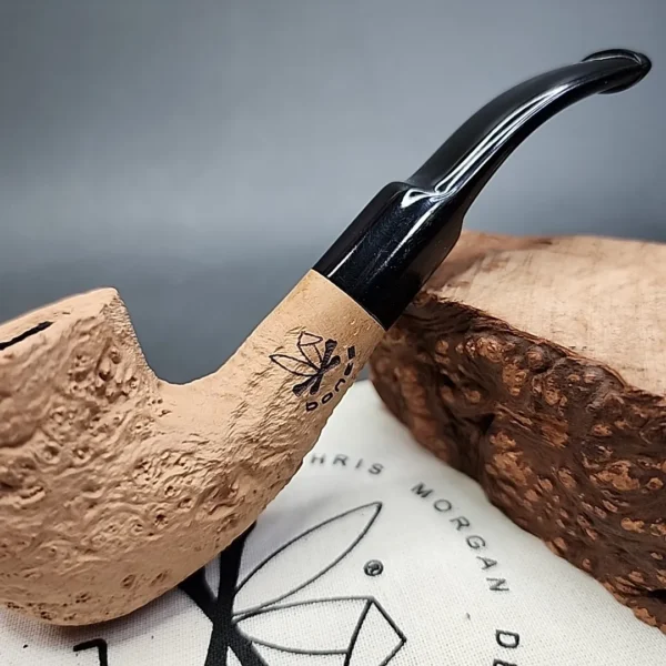 Morgan Bones Bent Dublin Briar Pipe, New - Image 3