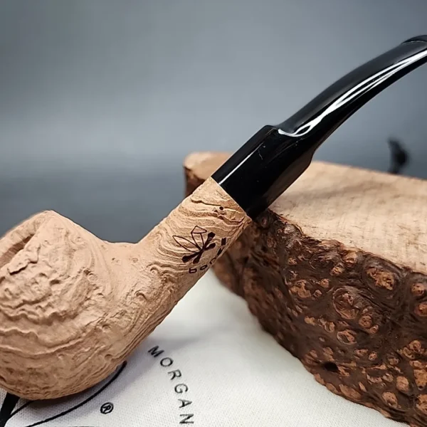 Morgan Bones Bent Apple Briar Pipe, New - Image 3