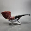 Mastro De Paja Classica Sandblasted Bent Dublin Estate Briar Pipe, Unsmoked - Image 3