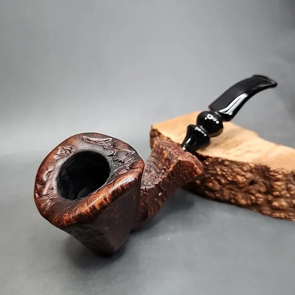 Ben Wade Amber Freehand Estate Briar Pipe, Danish Estates [SOLD] - Image 3