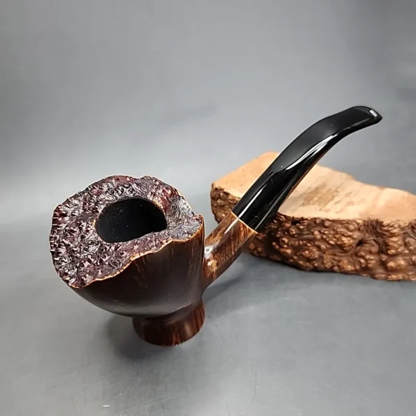 Tim West Vase Sitter Estate Briar Pipe, American Estates - Image 3