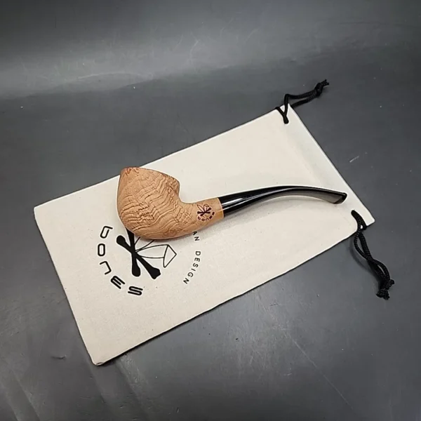 Morgan Bones Bent Pot Briar Pipe New - Image 3