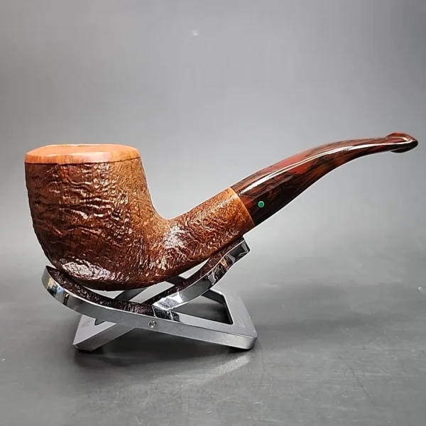 Clairmont by Tom Spanu, Sandblasted Dublin Estate Briar Pipe, Unsmoked [SOLD] - Image 3
