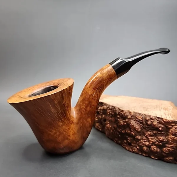 Ed Burak Connoisseur Smooth Bent Dublin Sitter Estate Briar Pipe [SOLD] - Image 3