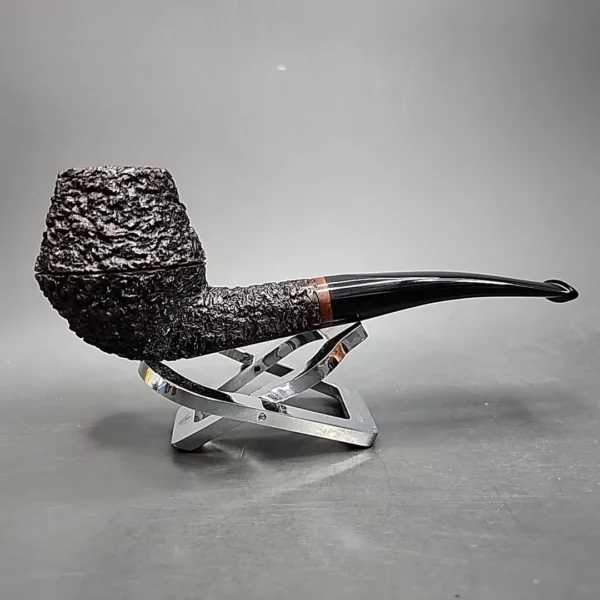 Don Carlos Rusticated Bent Rhodesian Estate Briar Pipe, Italian Estates - Image 3