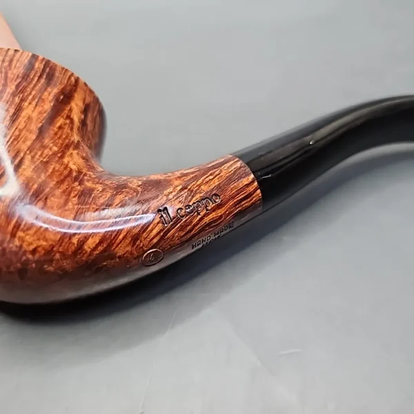 Il Ceppo 4 Smooth Bent Dublin Estate Briar Pipe, Italian Estates - Image 3