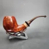 PapaBearPipes Smooth Danish Egg, Handmade Briar Pipe, New - Image 3