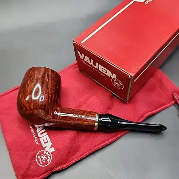 Vauen 6886 Smooth Straight Pot Estate Briar Pipe Unsmoked, 9mm - Image 3