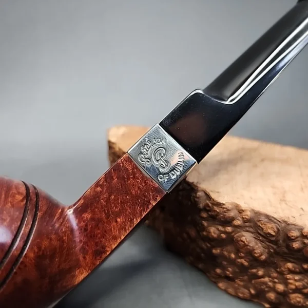 Peterson Aran 150 Smooth Straight Bulldog Estate Briar Pipe, Irish Estates [SOLD] - Image 3