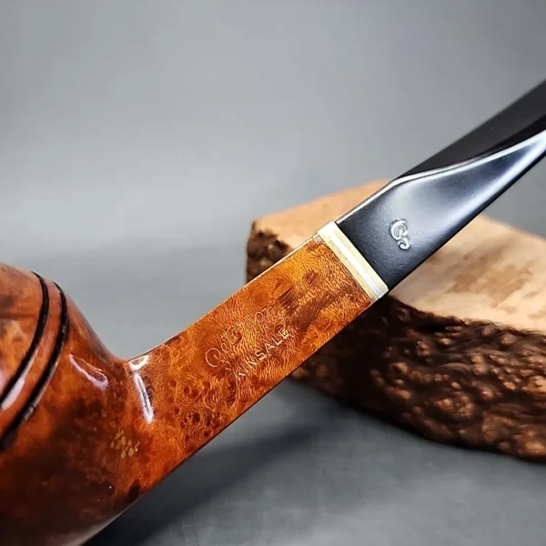 Peterson Kinsale XL13 Smooth Straight Bulldog Estate Briar Pipe - Image 3