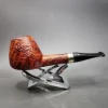 Peder Jeppesen Ida Sandblasted Straight Brandy Estate Briar Pipe, 9mm [SOLD] - Image 3