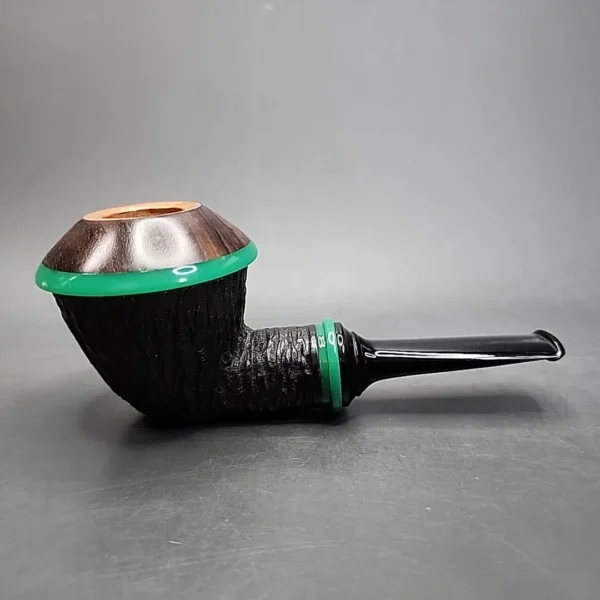 Karim Calabash Sitter Handmade Pipe, New - Image 3