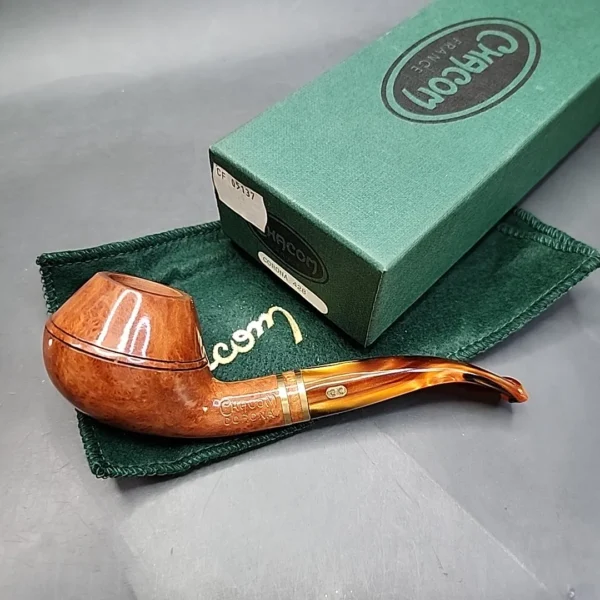 Chacom Corona 427 Smooth Bent Rhodesian Estate Briar Pipe, Unsmoked [SOLD OUT] - Image 3