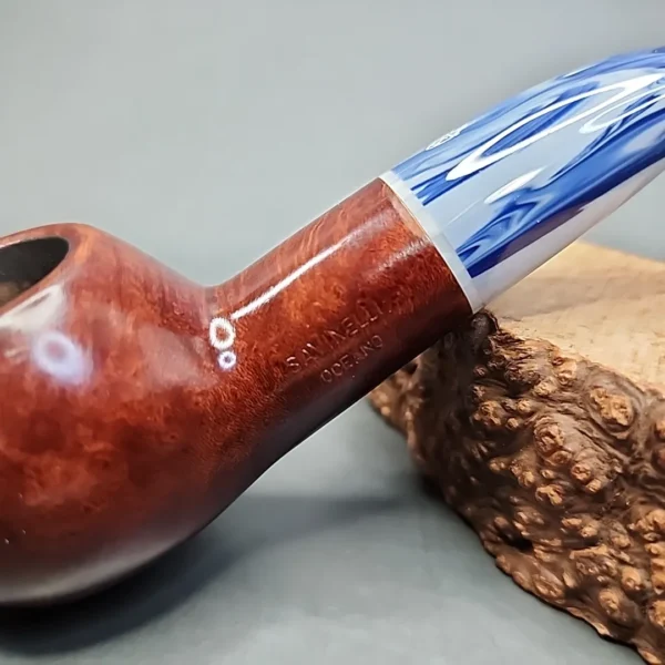 Savinelli Oceano 320 KS Smooth Author Estate Briar Pipe, 6mm, Italian Estates - Image 3