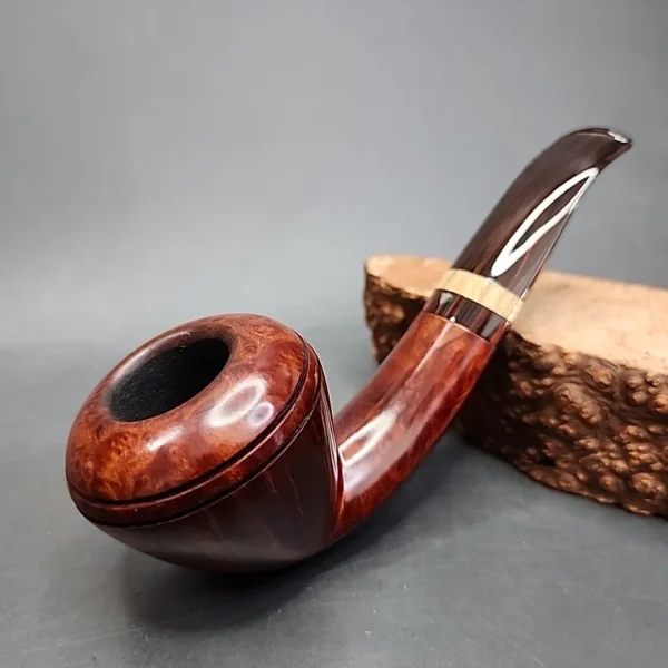 Kurt Balleby Smooth Rhodesian Estate Briar Pipe, Danish Estates, 9mm [SOLD] - Image 3