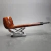 Brakner Deluxe Smooth Lumberman Estate Briar Pipe, Danish Estates - Image 3