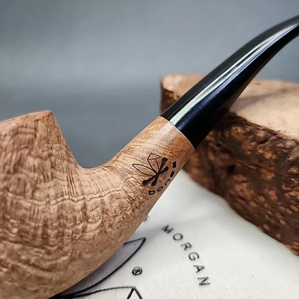Morgan Bones Bent Billiard Briar Pipe, New - Image 3