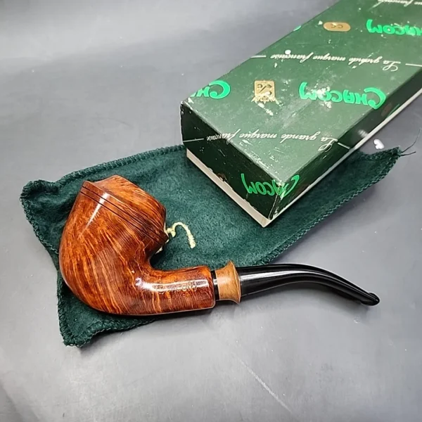 Chacom Safari 1A Smooth Bent Rhodesian Estate Briar Pipe, Unsmoked - Image 3