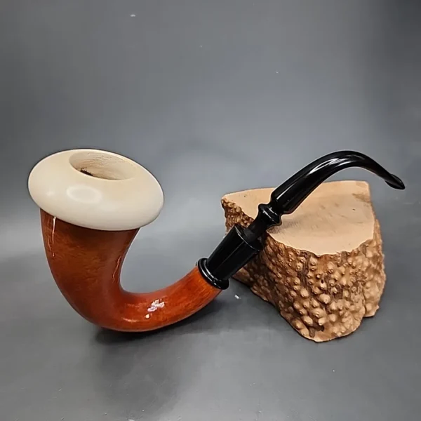 Gourd and Meerschaum Estate Calabash Pipe [SOLD] - Image 3