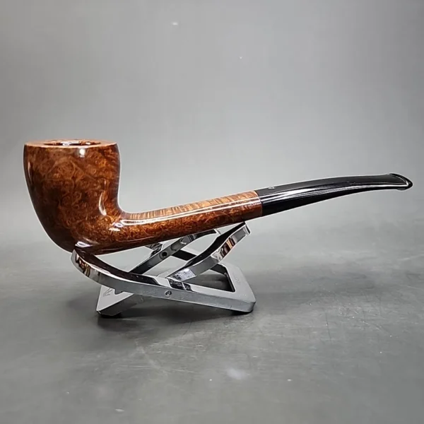 Astleys of London Smooth Bent Pear Estate Briar Pipe, English Estates - Image 3