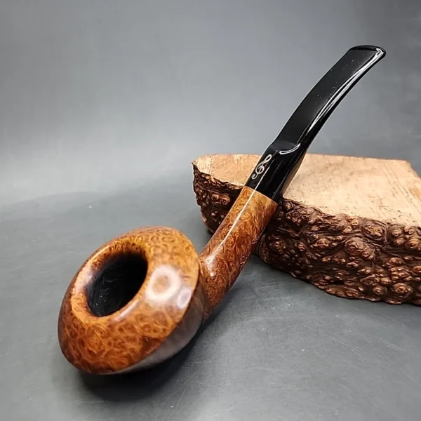Don Carlos One Note Bent Rhodesian Estate Briar Pipe - Image 3