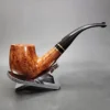 BBB Select 304 Smooth Bent Billiard w/ Brass Estate Briar Pipe, Unsmoked - Image 4