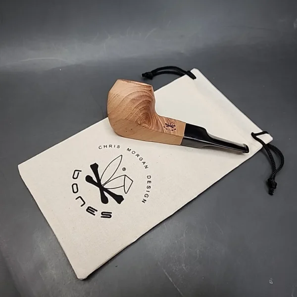Morgan Bones Straight Bulldog Briar Pipe, New - Image 4