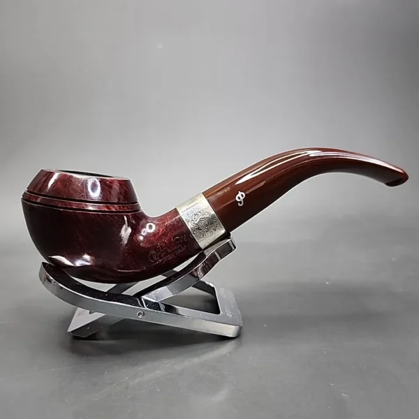 Peterson Irish Harp 999 Smooth Bent Rhodesian Briar Pipe, New - Image 4