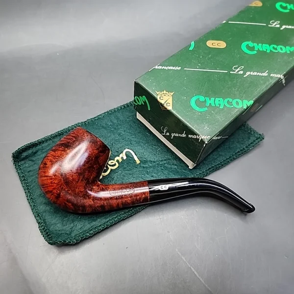 Chacom Centenaire 42 Bent Billiard Estate Briar Pipe, Unsmoked - Image 4