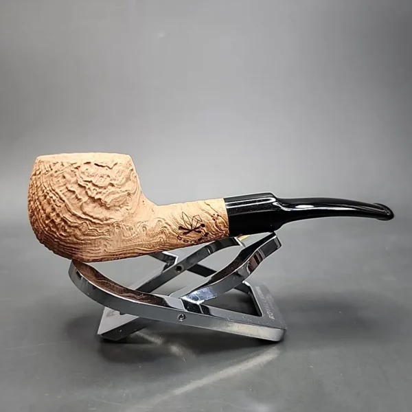 Morgan Bones Bent Apple Briar Pipe, New - Image 4