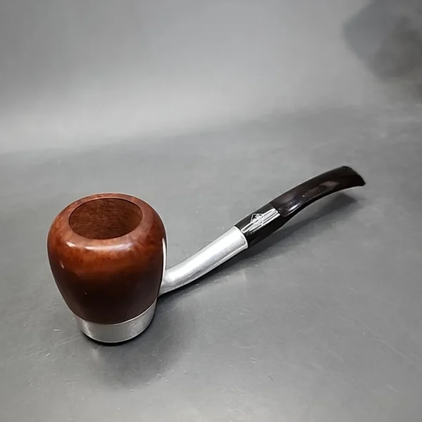 BBB Peacemaker 1 Metal Frame Estate Briar Pipe, Unsmoked - Image 4