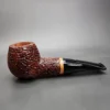 Ser Jacopo R1 Rusticated Straight Apple Estate Briar Pipe, Unsmoked - Image 4