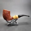 Savinelli Autograph 6 N Sandblasted Freehand Estate Briar Pipe, Unsmoked - Image 4